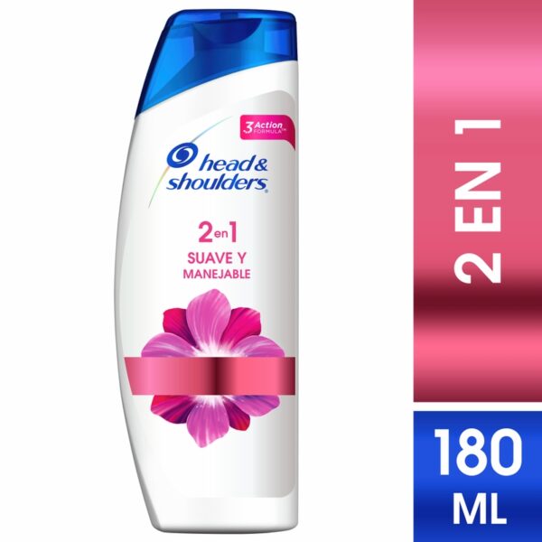 Shampoo H&S Suave y Manejable 180ml