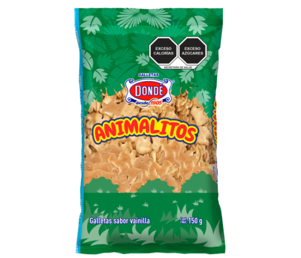 Galletas Animalitos Dondé 150gr (Caja con 10pz)