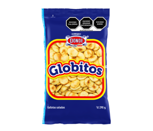 Galletas Globitos Dondé 290gr (Caja con 10pz)