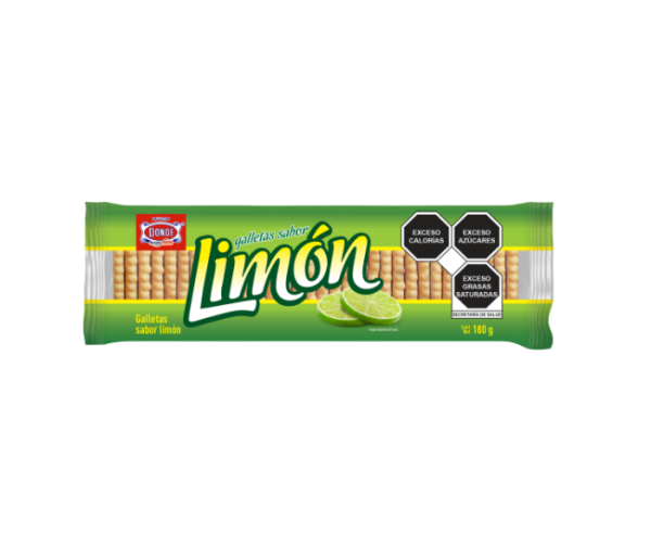 Galletas Limon Dondé 180gr (Caja con 10pz)