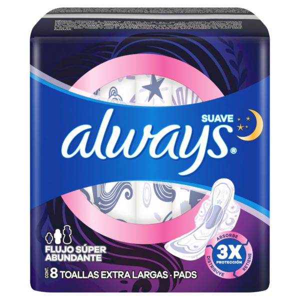 Always Nocturna Suave 8pz