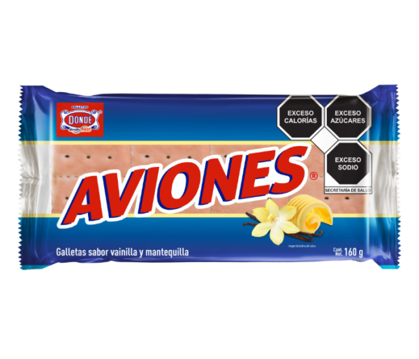 Galletas Aviones Dondé 160gr (Caja con 12pz)