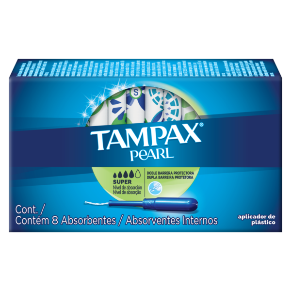 Tampax Pearl Super 8 Aplicadores